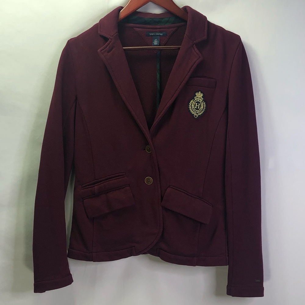 Tommy Hilfiger School Petite Blazer Small Red